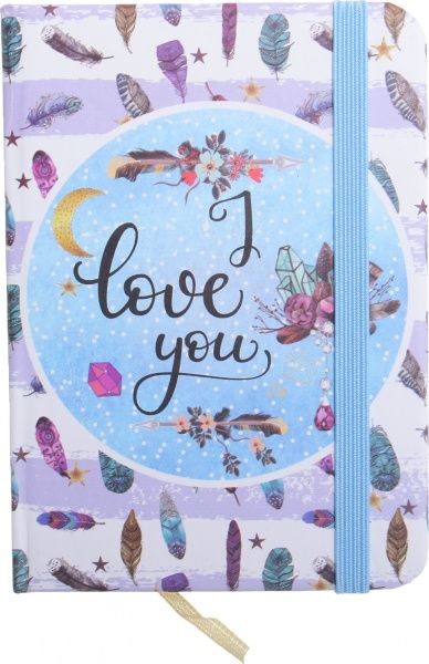 Книга для нотаток I love you А7 80 аркушів