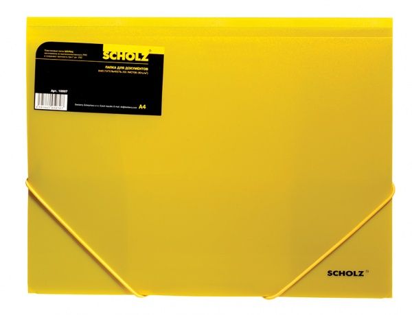 Папка на резинці А4 550 мкн колір в асортименті 10507 SCHOLZ