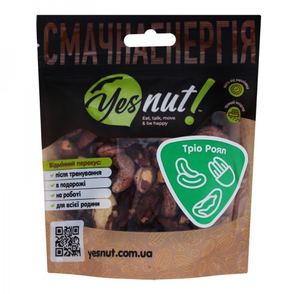 Горіхова суміш YESNUT! Тріо Роял 100 г