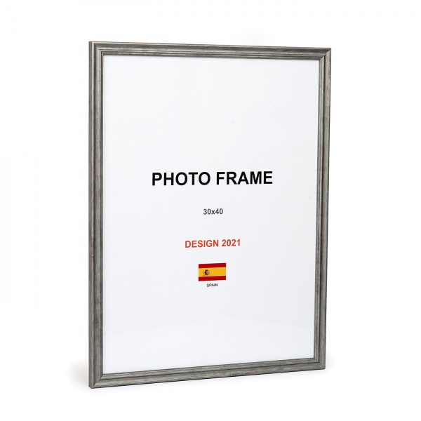 Рамка для фото 1 фото 30х40 см серый бетон 