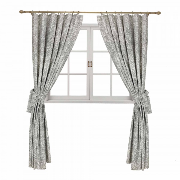 Комплект штор PERLA Вензель серебро La Nuit