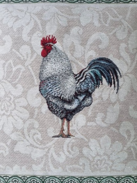 Подушка декоративна Півень 45x45 см 1001 Бежева Прованс 