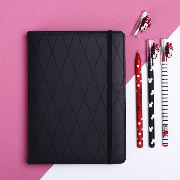 Дневник недатированный CASTELLO черный Buromax A5 2023