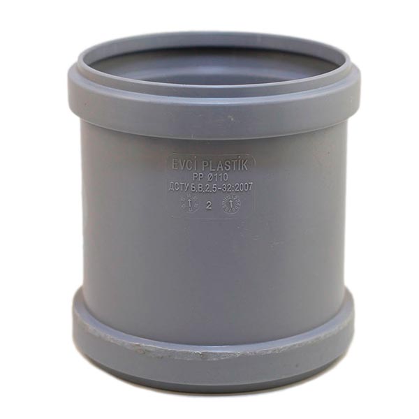 Муфта каналізаційна EVCI Plastik 110 мм