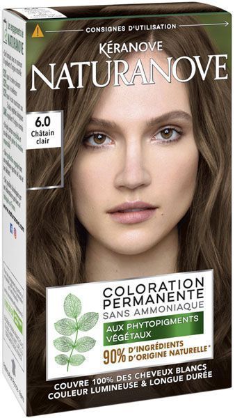Фарба для волосся Keranove Naturanove Keranove Naturanove 6.0 темный блондин інтенсивний 145 мл