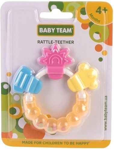Іграшка-брязкальце Baby Team прорізувач квітка