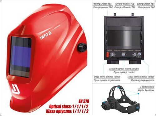 Маска зварювальника YATO YT-73925