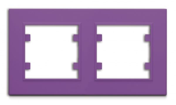 Рамка двомісна Makel Karea горизонтальна бузковий