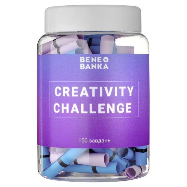 Баночка з записками Bene Banka Creativity Challenge (укр.) BB10UA