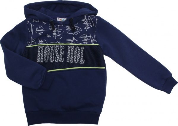 Костюм ALG для дівчинки р.128 синій із чорним 721407 