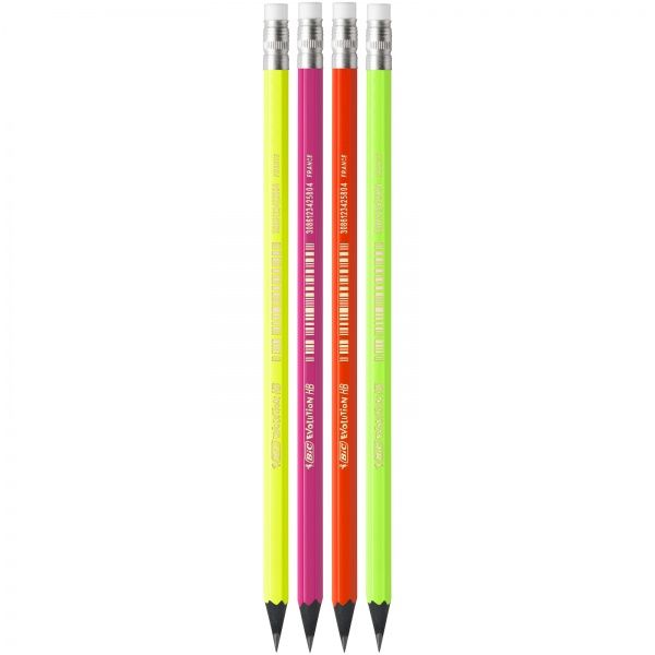 Карандаш чернографитный Evolution 4 шт. BIC