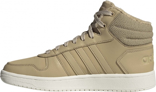 Кроссовки Adidas HOOPS 2.0 MID GZ8039 р.UK 4,5 бежевый