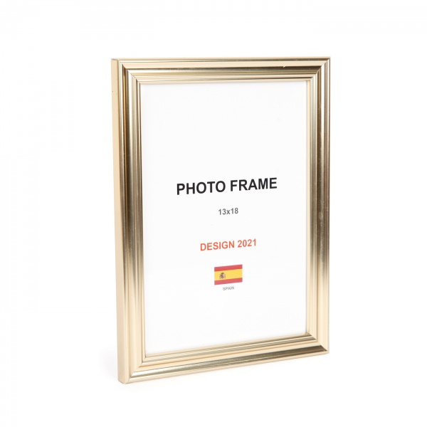 Рамка для фото 1 фото 13х18 см біле золото 