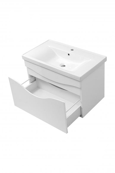 Тумба подвесная Сансервіс Smile-70 с умывальником Sava-70