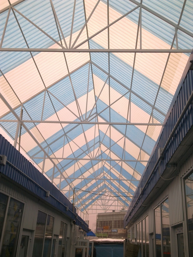 Шифер Волнопласт посилений 10 x 2 м хвиля прозорий