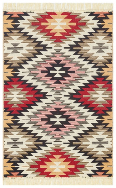 Килим Ekohali Arya AR 33 Red 120x180 см двосторонній 