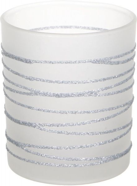 Подсвечник стакан 7х8,2 см белый