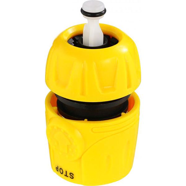 Конектор з аквастопом Expert Garden для шланга 1/2’’ DY8011D