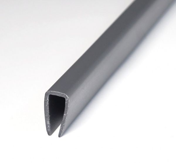 Профіль торцевий П-5 мм 2 м сірий