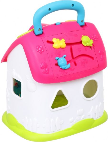 Каталка-сортер домик 23 см ODT062140