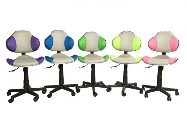 Крісло дитяче STR FW1 сірий/блакитний 