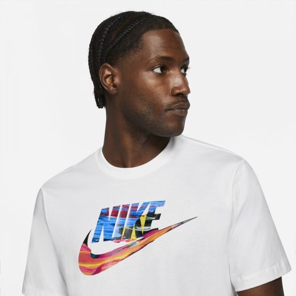 Футболка Nike M NSW TEE SPRING BREAK HBR DB6161-100 р.XL білий