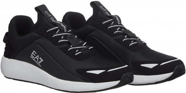 Кроссовки EA7 Sneaker X8X077-XK189-00002 р.US 8 черно-белый