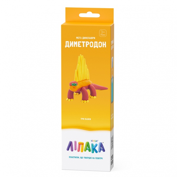 Набор для лепки Lipaka самозатвердевающий пластилин ЛИПАКА – Диметродон 30079-UA01