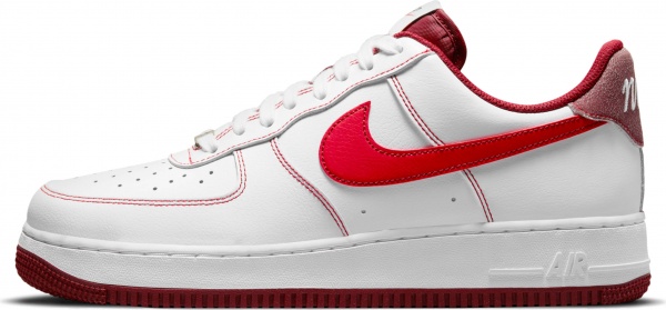 Кроссовки Nike Nike Air Force 1 '07 DA8478-101 р.US 9,5 бело-красный