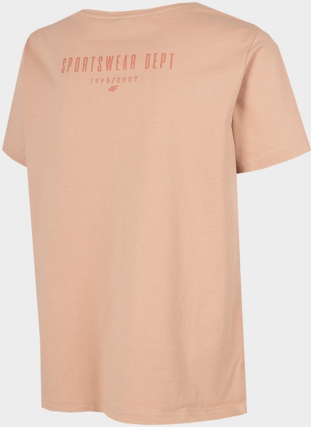 Футболка 4F WOT-SHIRT TSD028 H4Z22-TSD028-65S р.S светло-розовый