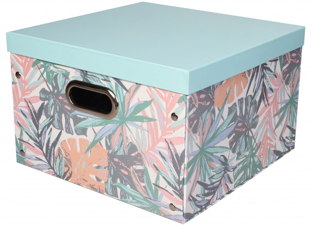 Ящик для зберігання Union CN230620-14 світло-блакитний Leaf light blue L 250x360x360 мм