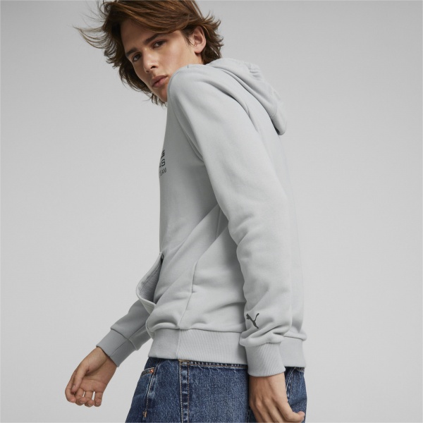 Джемпер Puma MAPF1 ESS HOODIE MERCEDES TEAM SILVER 53743002 р.M сірий