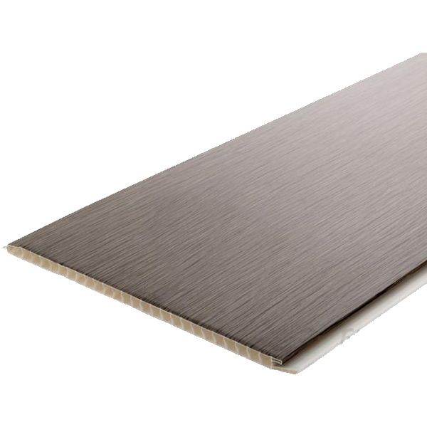 Панель ПВХ Haining Haowang Plastic Файнлайн темний 2970x250x7.5 мм