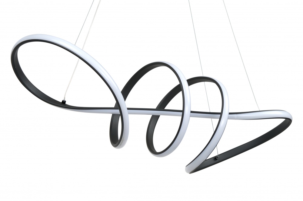 Люстра підвісна Berger 5x47 Вт LED-модуль чорний 7021-PL-47 Black