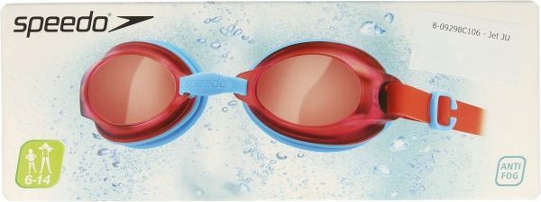 Очки для плавания Speedo 8-09298C106 Jet_JU 8-09298C106 one size голубойкрасный