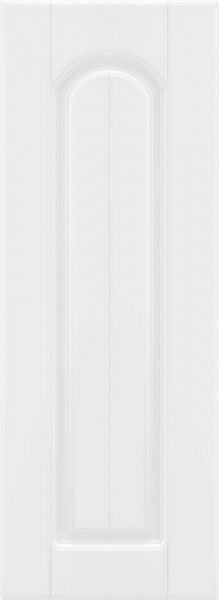 Фасад для кухні Грейд-Плюс Прованс білий гладкий №383 713x260 правий