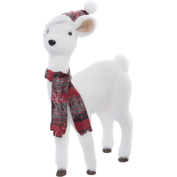 Фігура Олень в шарфі та шапці