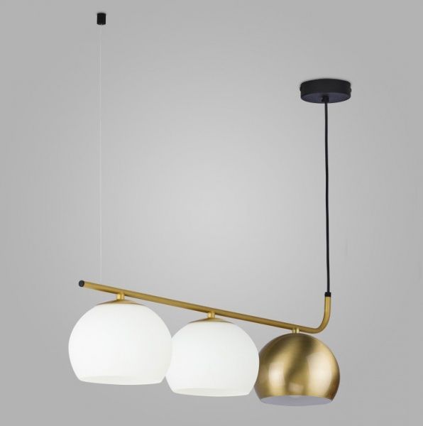 Светильник подвесной TK Lighting CASTELLO 3PL 3x60 Вт E27 белый с золотистым 2784 
