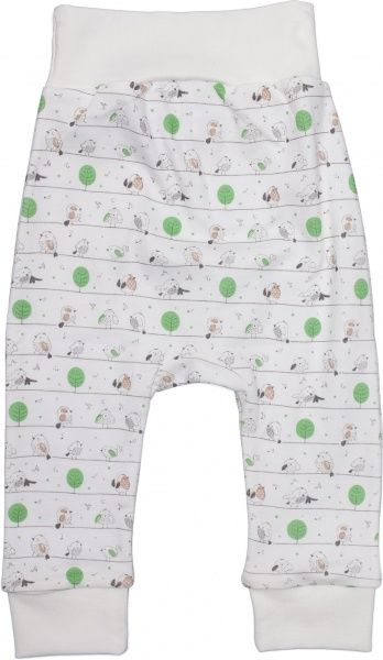 Штани для новонароджених Baby Veres Funy sparrows р.74 молочний 