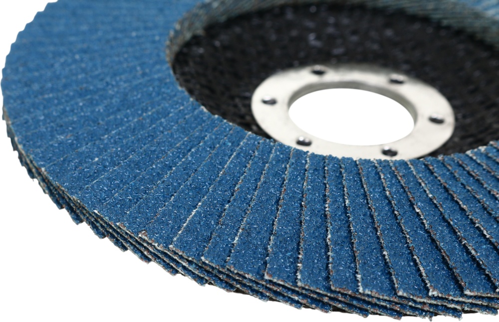 Круг пелюстковий LION торцевий по металу/нержавійці 125х22,23 мм 125 мм P80