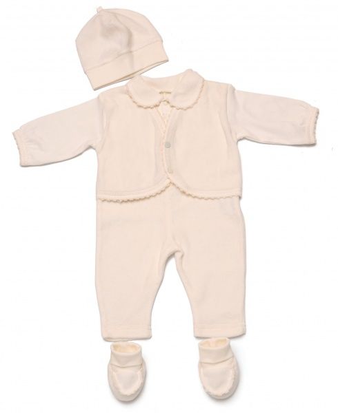 Комплект для хрещення Соня 1802К р.62 молочний 1802 