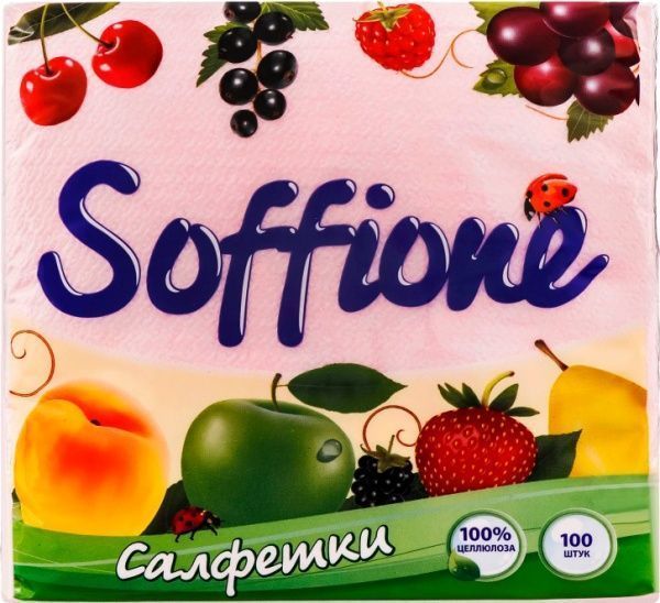 Серветки столові 33х33 см рожеві 100 шт.