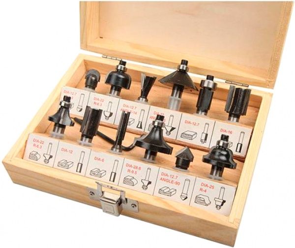 Набор Tolsen фрез по дереву 75680