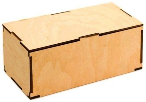 Скринька дерев'яна з кришкою прямокутна Rosa Talent 