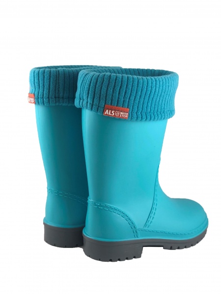 Сапоги резиновые для девочекдетские Alisa Line Win размер 40 мятный 