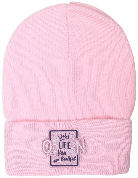 Шапочка детская для девочки Kraft+ арт. 2559 р.52-54 светло-розовый 