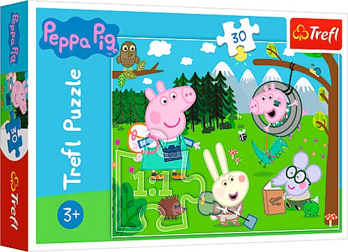 Пазлы Trefl Свинка Пеппа. Лесная экспедиция 18245