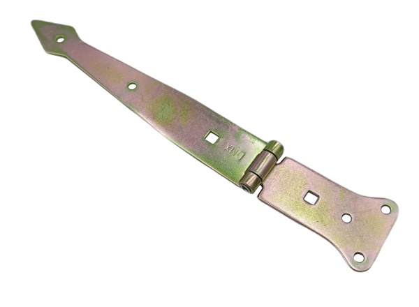 Петля Domax для ворот 200x50x2,5 мм желтый цинк универсальная