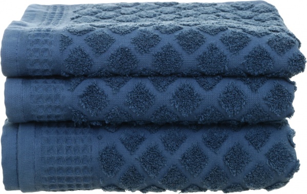 Полотенце махровое Nora 40x70 см синий 