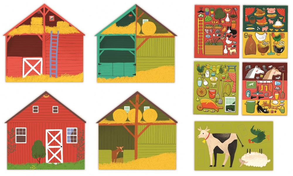 Набор для рукоделия LETS CRAFT Развивающий 3Д набор «Окружающая среда – амбар» PSP-03
